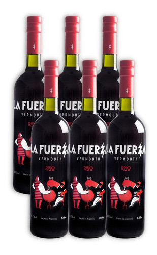 Vermouth De Los Andes Rojo La Fuerza Caja X6 750ml Argentina 0