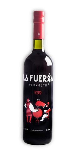 Vermouth De Los Andes Rojo La Fuerza Caja X6 750ml Argentina 1