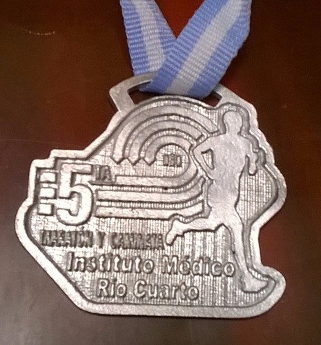 Medalla Llavero Metal Running Futbol Mtb  50 Mm 0