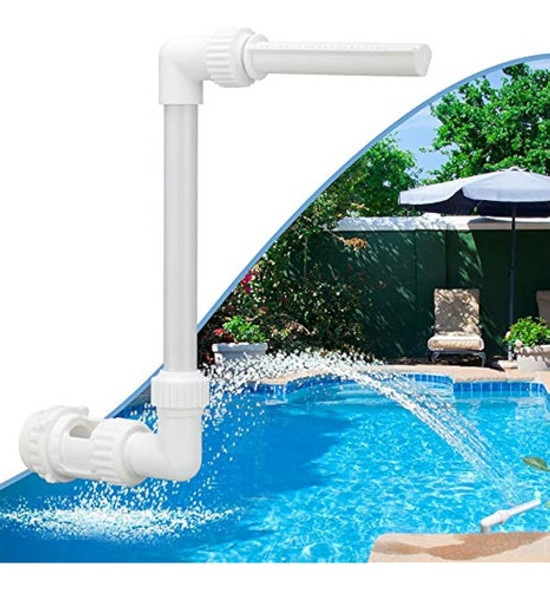 Zconiey Piscina Cascada Spray Estanque Fuente Agua Diversión 0