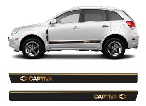 Adesivos Chevrolet Captiva Faixas Laterais Imp26 Fge 0