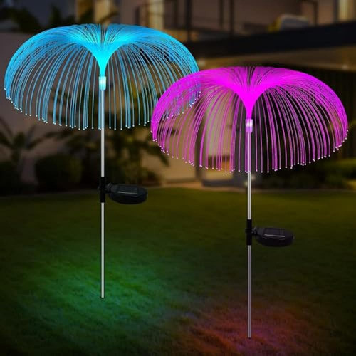 ~? Paquete De 2 Luces Solares Para Jardín Nuevas Mejoradas A 0