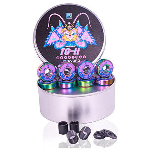8x Rulemanes Para Skate De Bravord Tg11 Tiger Abec11 0