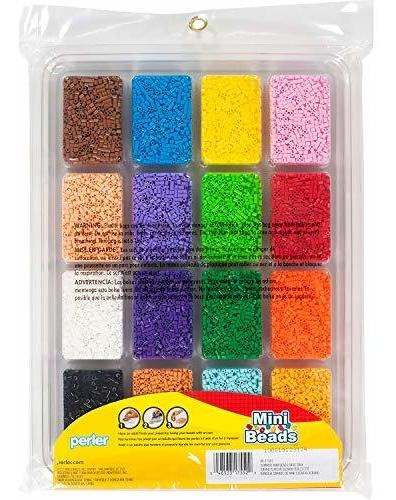 Perler Colors Mini Beads, 16000pcs, Bandeja Grande De Verano 0