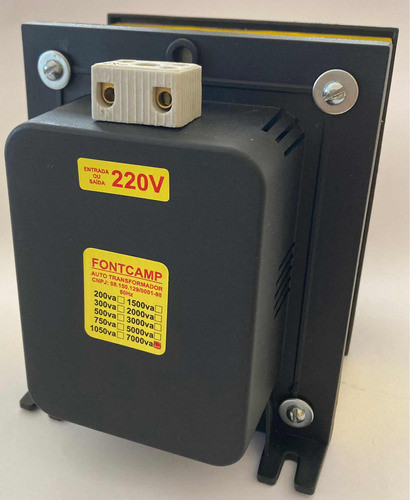 Auto Transformador Bi-volt 127/220v 7,000 Va Fontcamp 1