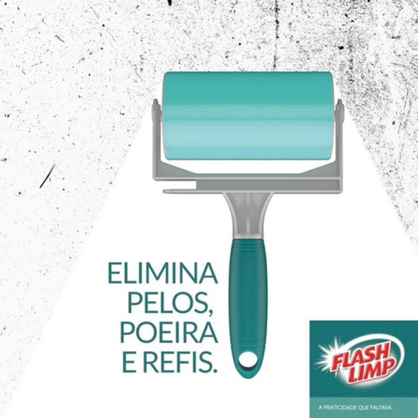 Rolo Adesivo Lavável Remove Pelos Fiapos Flp6497 2 Unidades 1