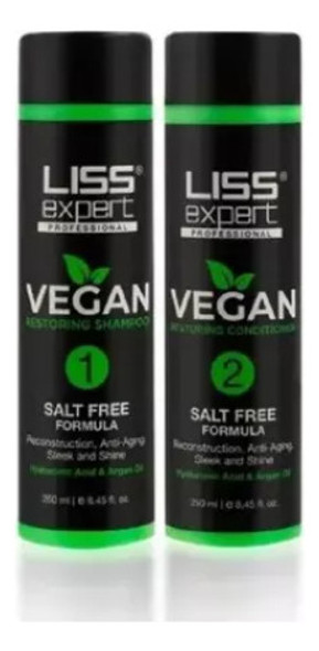 Liss Expert Vegano Kit Shampoo X 250ml + Acondicionador 250m 1