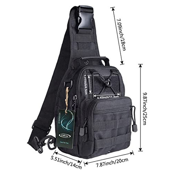 Mochila Tactica Para Exteriores G4free - Negro 1