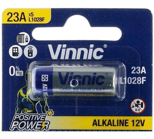 Pilas X40 23a Alcalina 12v  De 52mah Reales Vinnic 1