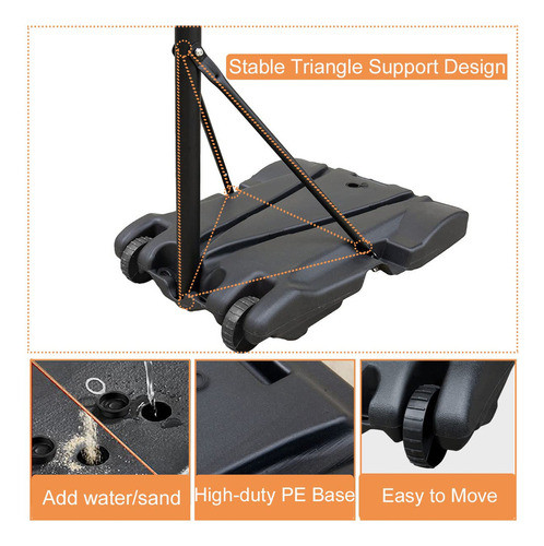 Haokang Aro De Baloncesto Portátil Con Altura Ajustable, F. 1