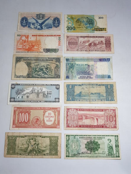 Antiguos Billetes Brasil Perú Uruguay Chile Lote Mag 59918 1 Antiguos Billetes Brasil Perú Uruguay Chile Lote Mag 59918 1