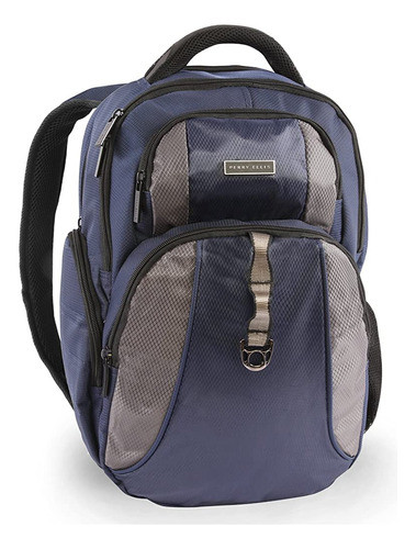 Perry Ellis P14 Business Laptop Backpack, Navy, One Size 1