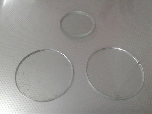 Recorte Vidrio Circular Chiquitos Distintas Medidas Leer 0