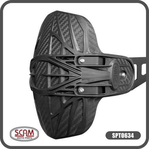 Paralama Anti Spray Traseiro Scam Para Honda Nc 750x Todas 1