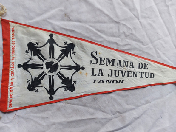 Banderín Semana De La Juventud Tandil - Direccion Municipal 1