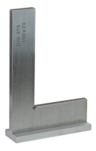 Escuadra Con Sombrero 100 X 70 Mm Rectificada Din 875 90° 0