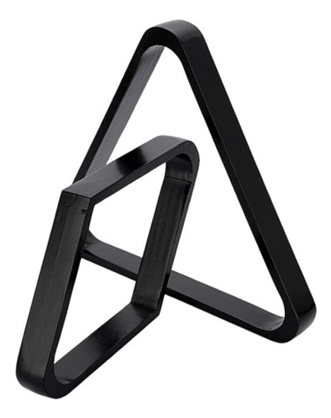 Conjunto De Rack De Bola De Bilhar De Madeira 2 Preto 0