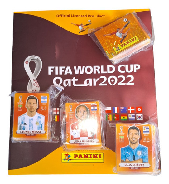Fifa World Cup Qatar Panini Album+150 Figuritas Distintas 0