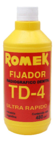 Revelador + Fijador De Radiografía 480cm3 C/u Romek 1