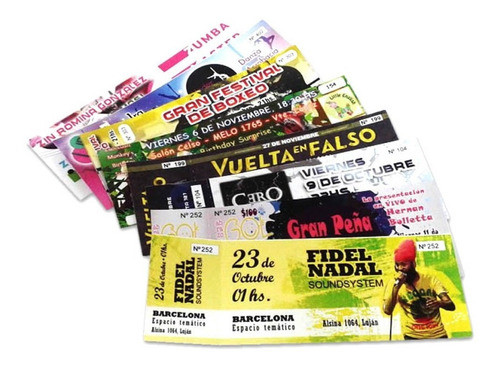 Impresion 300 Entradas Numeradas Y Troqueladas Full Color 1