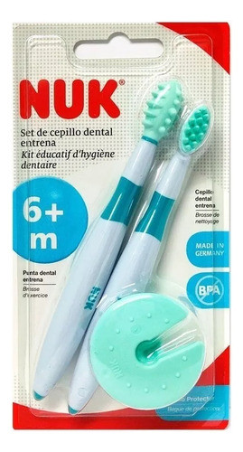 Cepillos De Dientes Nuk Entrenamiento Anillo Protector Bebes 0