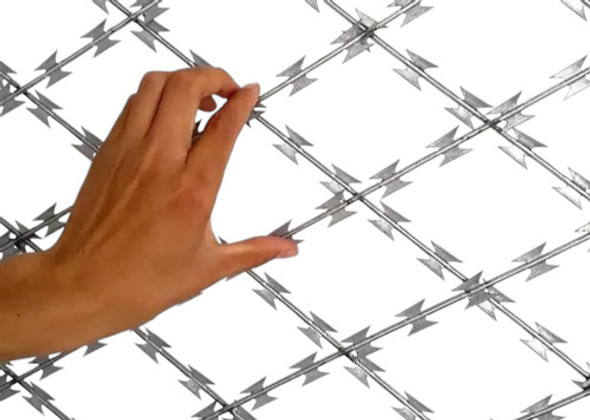 Concertina Malla Romboidal Cuchillas Afiladas Cortantes 0 Concertina Malla Romboidal Cuchillas Afiladas Cortantes 0