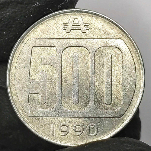 Argentina 500 Australes 1990 Antigua Moneda De Colección 0