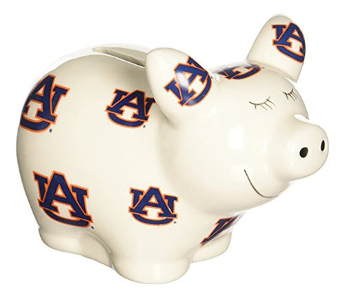 Ncaa Auburn Tigers Piggy Bank Con Todo El Logotipo 0
