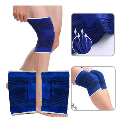 Rodillera Deportiva Elastica Anti Esguince Compresion Salud 0