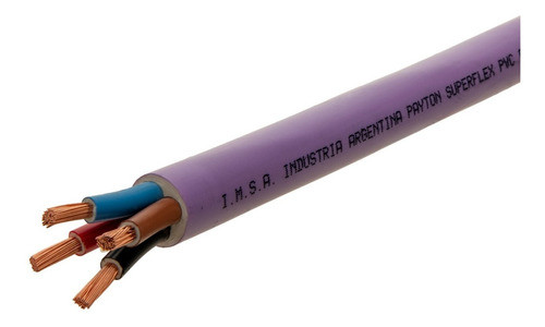 Cable Imsa Payton Cu Pvc 1 Kv 4 X 10 Mm² 0