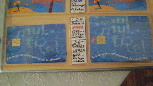Tarjeta Tel Coleccion Telefonica Seried.8 Multitel Ii Nva2 0