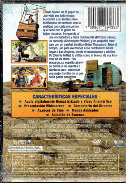 Las Aventuras De Joe El Sucio - Dvd Nuevo Orig Cerr - Mcbmi 1
