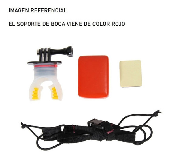 Montura Soporte Boca Gopro Surf Kite Camara Deportiva Go Pro 1