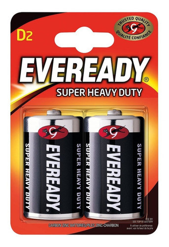 12 X Pila Carbon Zinc Grande Tipo D Eveready 1250 San Martin 0