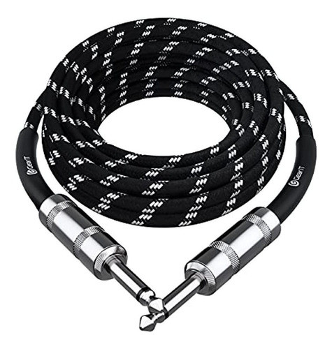 Cable De Instrumento De Audio Gearit (25 Pies) 1/4 De Pulgad 0