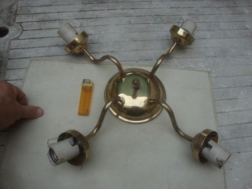 Iluminacion De Ventilador De Techo De 4 Lamparas 46 Diametro 0
