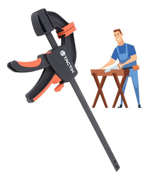 Sargento Automatico Tactix 300 Mm Reforzado 0