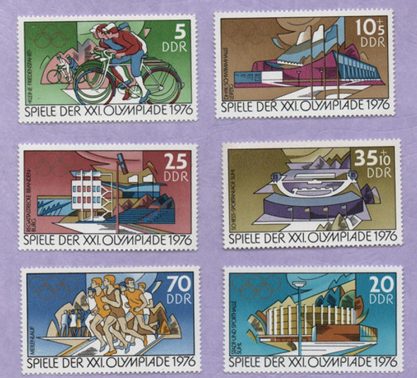 Sellos Nº 1803 Al 1808 De Alemania Democrática Ddr 0