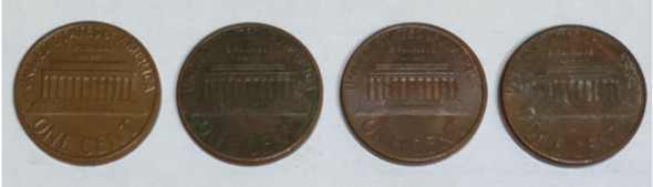 Monedas 1 Centavo De Dólar Estadounidense 1980 1