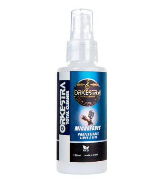 Orkestra Total Cleaner Microfones Limpa Seco 120 Ml 0