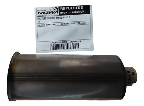 Repuesto Rowa Tubo Separador Linea Max Con Buje 1