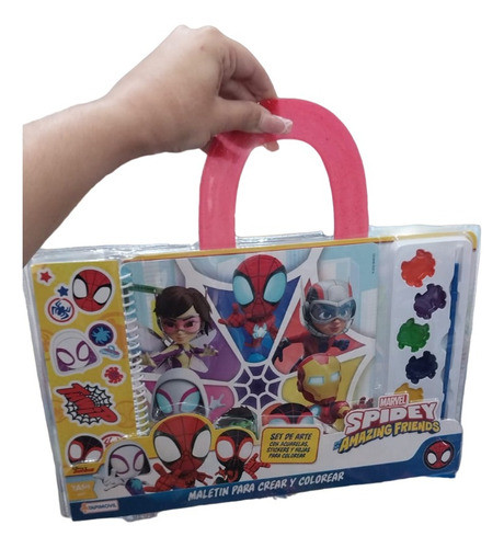 Maletin Para Crear Y Colorear Spiderman Tapimovil 0