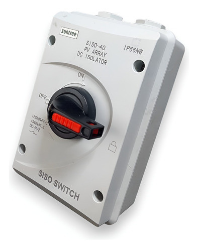 Seccionador Interruptor De Cc Para Instalaciones Solares 32a 0