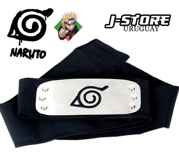 Bandana De Konoha Aldea La Hoja Cinta Negra Naruto 0