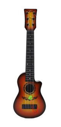 Guitarra Clásica Infantil  Símil Madera C/pua De Juguete 0