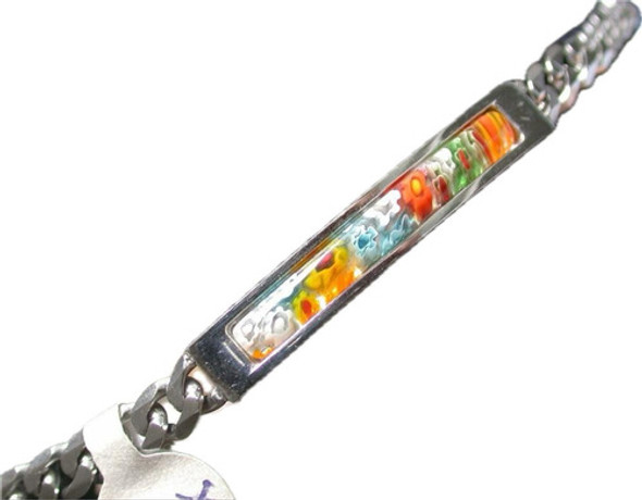 Luli Pulsera Herm Acero Italiano Antialergico Cristal Murano 0 Luli Pulsera Herm Acero Italiano Antialergico Cristal Murano 0