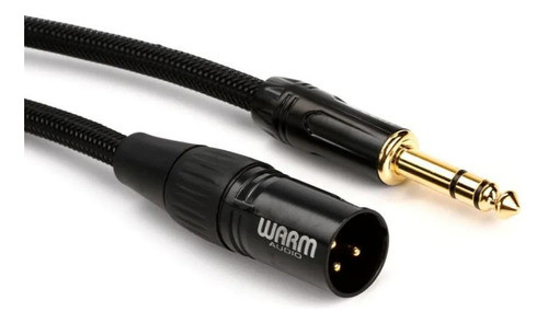 Cable De Monitor Warm Audio Premium Xlrm Trsm 6  De 1.8 M 0