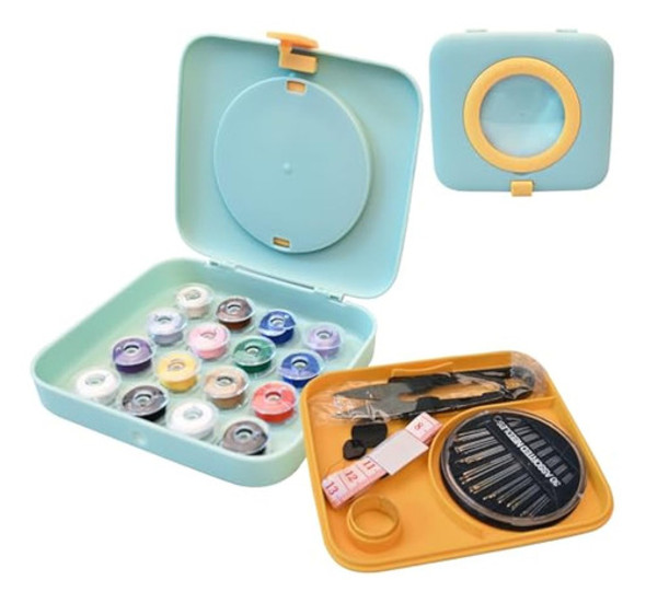 Yacatam Kit De Costura, Caja De Coser Con Lupa, 0