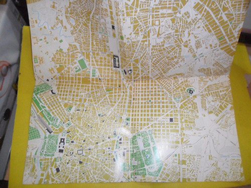 Publicidad Turistica De Madrid  España Folleto Mapa Plano 1