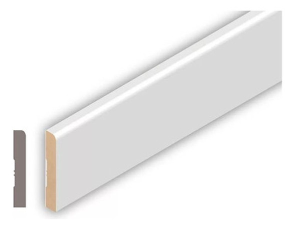 Zocalo Mdf Prepintado Blanco 56x9x2750 1
